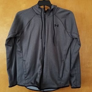 Women's Under Armour gray zip front jacket